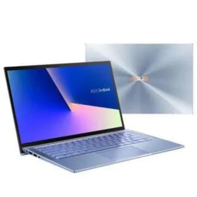 Notebook Asus Zenbook 14 i7-10510U 8GB RAM 256GB SSD Tela FHD 14" - UX431FA-AN203T | R$4499