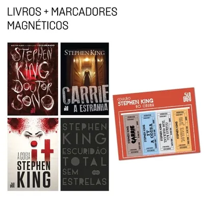 [LIVRO] Kit Stephen King no Cinema (com Brinde)