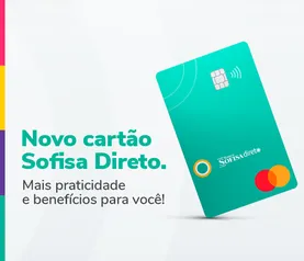 Ganhe R$ 100 de cashback usando o Cartão Mastercard Sofisa 