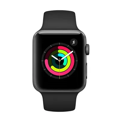 Apple Watch Series 3 GPS - 42mm - Caixa cinza-espacial de alumínio com pulseira esportiva