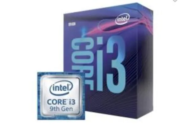 Processador Core I3-9100F 3.6GHz (4.2Ghz Max Turbo) | R$500