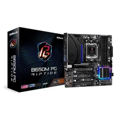 Placa Mae AsRock B650M PG Riptide, DDR5, Socket AM5, M-ATX, Chipset AMD B650, B650MPG-RIPTIDE