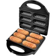 Crepeira e Hot Dog Britânia Six - Preta 110 V | R$112