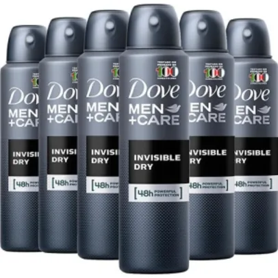 Kit com 6 Desodorantes Antitranspirante Dove Men+care - R$60