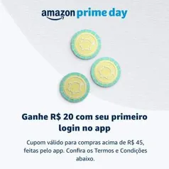 [APP][SELECIONADOS] Ganhe R$20 em compras acima de R$45