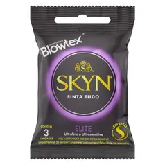 Preservativo Lubrificado Elite Blowtex Skyn Pacote 3 Unidades