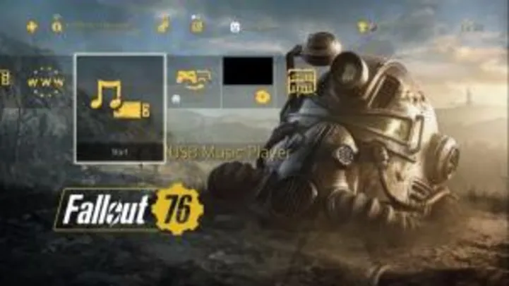 PlayStation oferece tema gratuito de Fallout 76