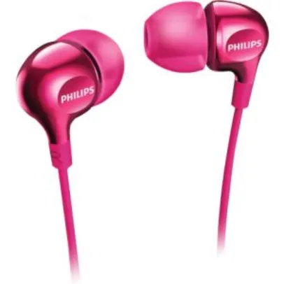 Fone de Ouvido Intra Auricular Philips She3700 Pink - R$19
