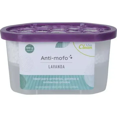 [Ame R$ 14,99/ SC R$ 4,49] Antimofo 180g Lavanda 6 unidades – Fun Clean