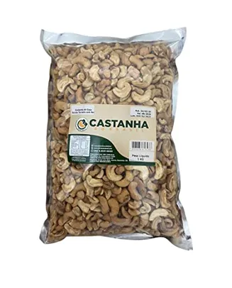 [ PRIME ] Castanha de Caju Banda Torrada sem Sal Castanha do Brasil 1Kg