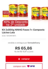 Leite Ninho - desconto na segunda unidade