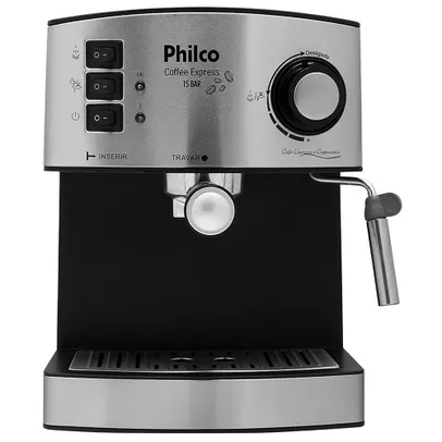 Cafeteira Coffee Express Preto/Prata Philco 127V