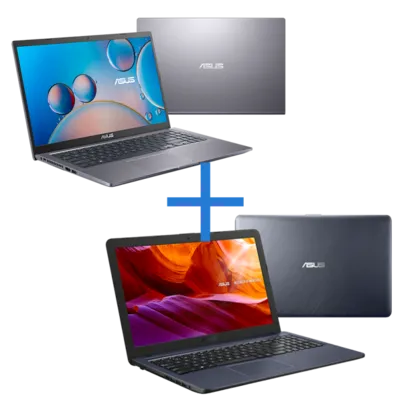 Notebook ASUS X515JF-EJ153T Cinza + Notebook ASUS VivoBook X543UA-GQ3213T Cinza Escuro | R$5669