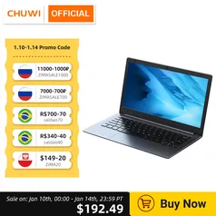 Notebook CHUWI HeroBook Air 4GB SSD 128GB