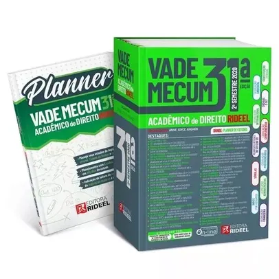 Livro - Vade Mecum Acadêmico De Direito + Planner - 31ª Ed.