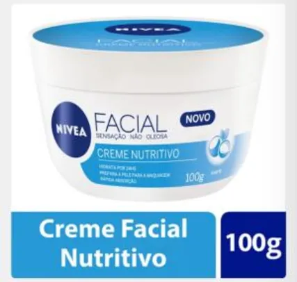 (2 UNIDADES) Creme Facial Nivea Nutritivo Nivea 100g