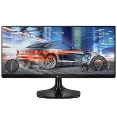 [Walmart] Monitor Gamer LED 25" LG 25UM58P IPS Full HD UltraWide Bivolt por R$ 850