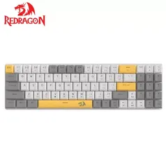 Redragon teclado mecânico com fio ultra fino compacto 78 teclas