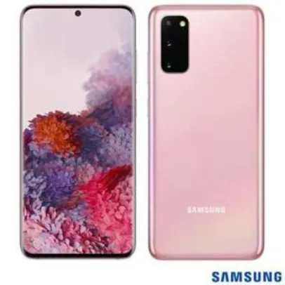 [ APP + Cliente Ouro] Samsung Galaxy S20 Rosa 128GB - R$ 2810