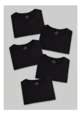 Kit 5 Camisetas Masculinas Hering Básicas Slim