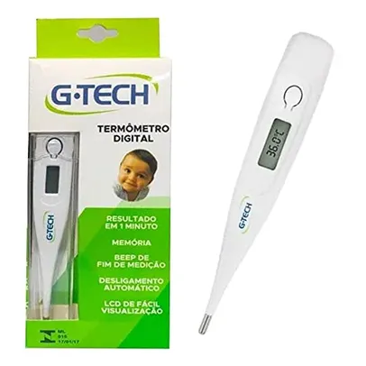 [Prime] Termômetro Digital Gtech Clínico Branco, G-Tech