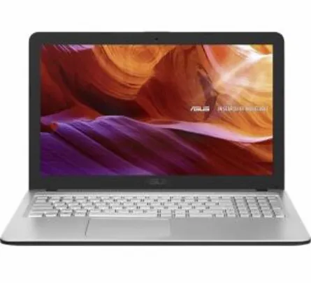 [ CC 1x + Ame15% R$1037,00] Notebook Asus X543MA-GO595T Intel Celeron 4GB 500GB 15,6" W10