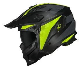 [Meli+] Capacete Norisk Darth Ii X1 Amarelo Fosco