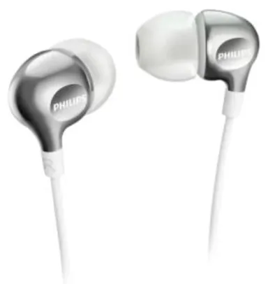 Fone de Ouvido Intra Auricular Philips She3700 Branco - R$18