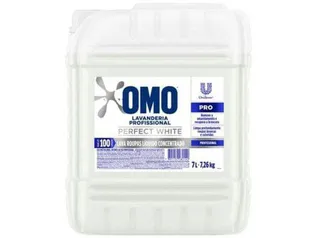 SABÃO LIQUIDO CONCENTRADO LAVAND PROF OMO PERFECT WHITE PRO GALÃO 7L