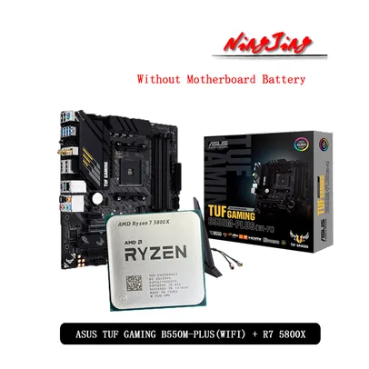 AMD Ryzen 7 5800X R7 5800X CPU + ASUS TUF GAMING B550M PLUS 