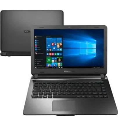 Notebook Compaq Presario CQ21 Intel® Core™ i3-5005U, Windows 10 Home, 4GB, SSD 120GB, Tela 14” - R$1899