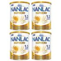 Kit 4 Fórmula Infantil NANLAC Supreme 800g