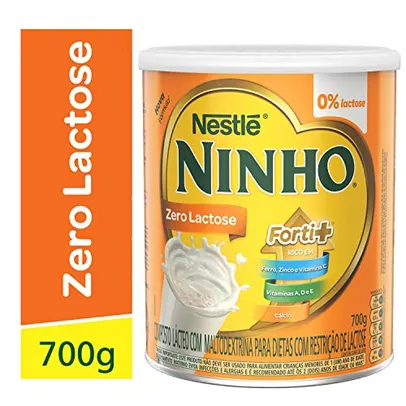 [Prime + Recorrência] Leite Ninho em Pó Zero Lactose 700g | R$25,36