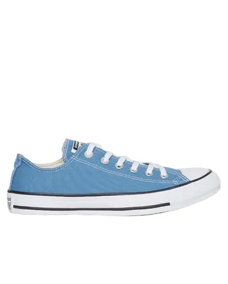 Tênis Cano Baixo Converse All Star Chuck Taylor Tecido Azul Aço