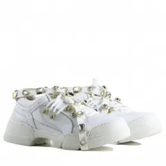 Tênis Zariff Shoes Chunky Sola Alta Branco