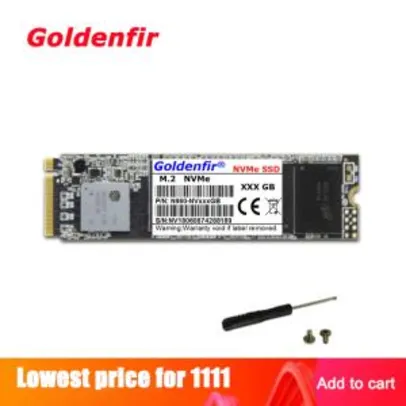 SSD Goldenfir NVMe 512gb | R$256