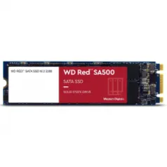 SSD WD_Red SA500, M.2 2280 SATA, 1TB, Leitura 560MBs e Gravação 530MBs, WDS100T1R0B