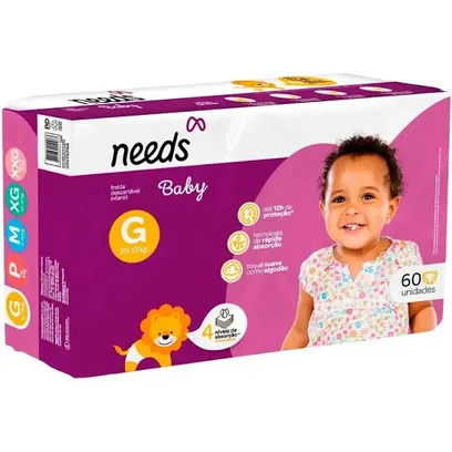 Foto do produto Needs Fralda Baby Mega G