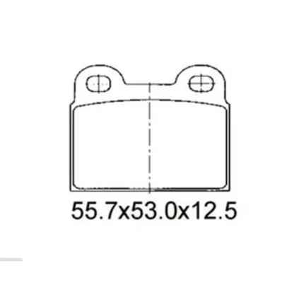 Pastilha de Freio Variant 1.6 Dianteira ou Traseira 