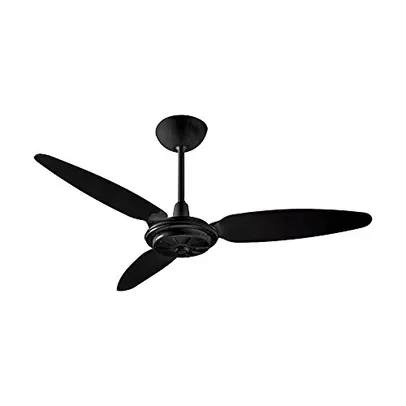 Ventilador de Teto Comercial, Preto, 3 Pás, 220v, Ventisol