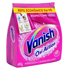 Tira Manchas em Pó Vanish Multi Power Oxi Action 400g para roupas coloridas Refil Econômico