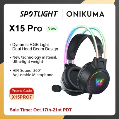 Headset Onikuma X15 RGB