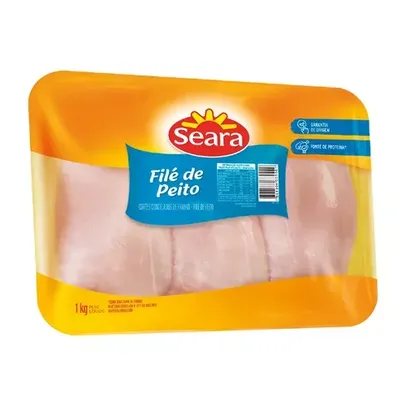 [REGIONAL] Filé De Peito De Frango SEARA Congelado Bandeja 1Kg