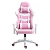 Imagem do produto Cadeira Gamer DN3 Giratoria Branco e Rosa - Draxen