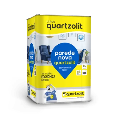 Tinta Quartzolit Acrílica Nova Eco para Parede Branco Neve 18 Litros