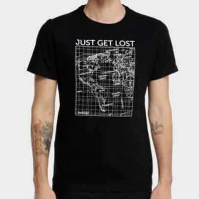 Camiseta Malha Just Get Lost - R$21