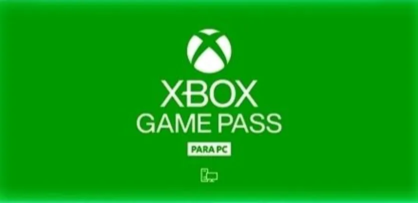 [GRÁTIS] Voucher 30 dias Xbox Game Pass PC
