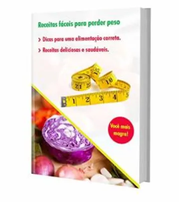 eBook Grátis: Receitas fáceis para perder peso