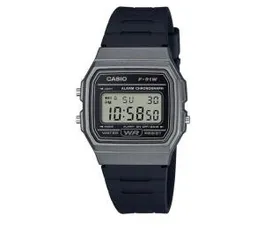 Relógio Unissex Casio digital esportivo standard-f-91wm-1bdf-preto