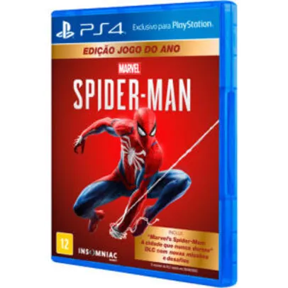 Jogo Marvel's Spider-Man Edição Jogo do Ano - PS4 - R$70